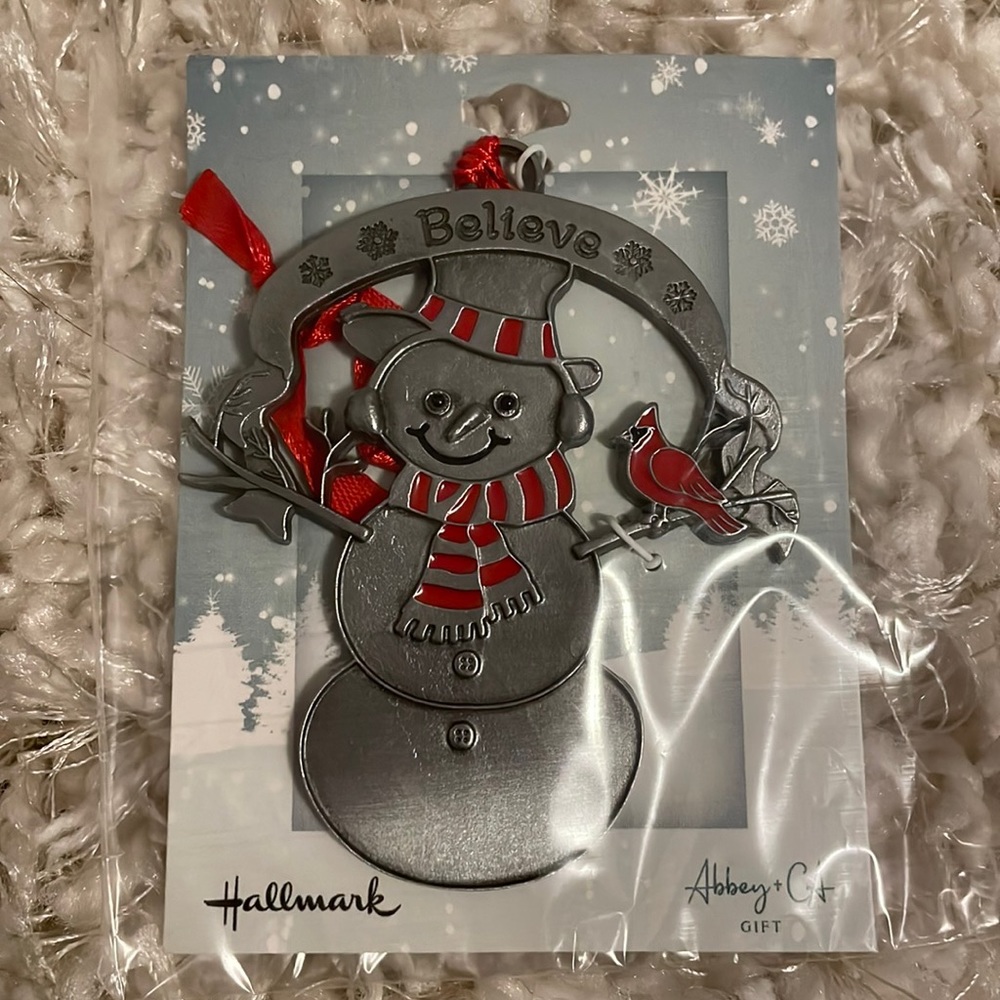 Snowman Christmas ornament